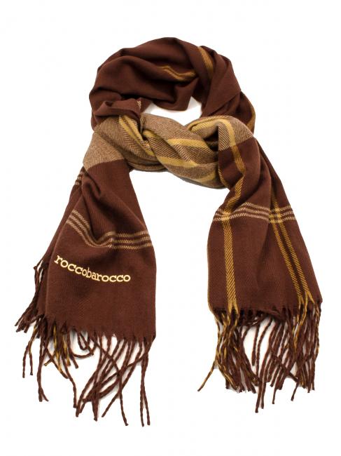 ROCCOBAROCCO Sciarpa con frange  Brown - Scarves