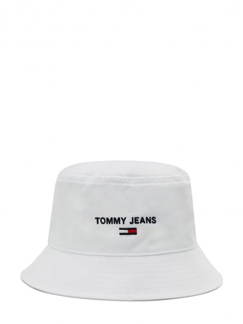 TOMMY HILFIGER TJW SPORT BUCKET Organic cotton hat white - Hats