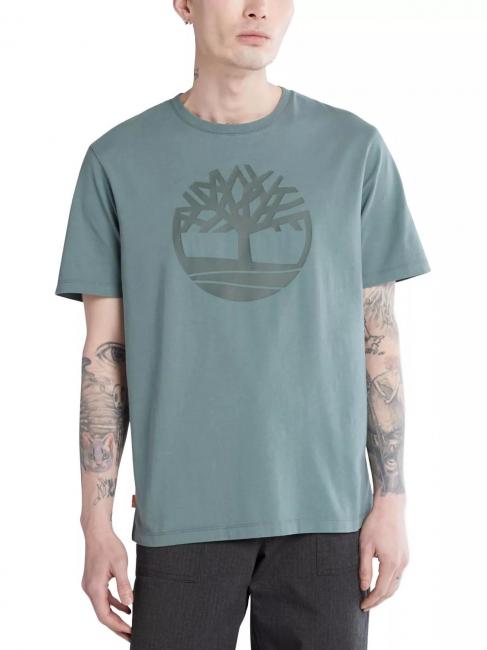 TIMBERLAND KBEC RIVER Short-sleeved T-shirt balsam green - T-shirt