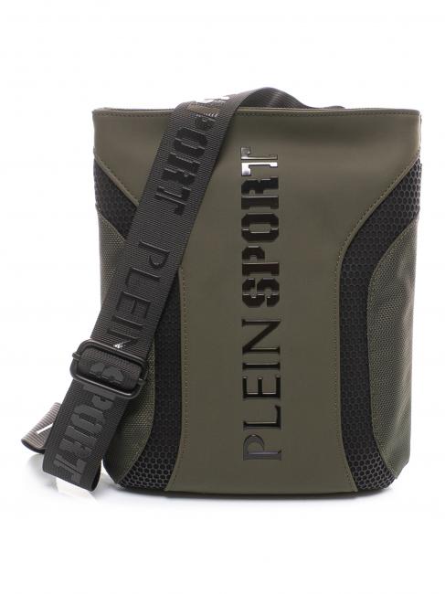 PLEIN SPORT SUPER HERO Flat bag army - Over-the-shoulder Bags for Men