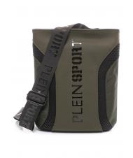 PLEIN SPORT SUPER HERO Flat bag army - Over-the-shoulder Bags for Men - 1