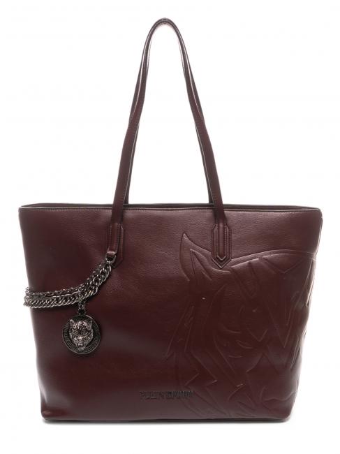 PLEIN SPORT ANNIE Large tote bag burgundy - Women’s Bags