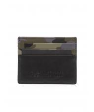 PLEIN SPORT CHICAGO Leather card holder black - Men&rsquo;s Wallets - 1