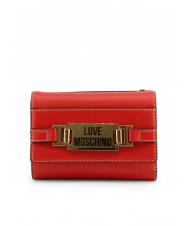 LOVE MOSCHINO Portafoglio medio logo  red - Women&rsquo;s Wallets - 1