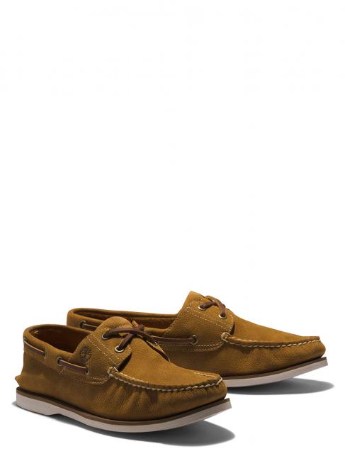 TIMBERLAND Classic Boat EK 2 Eye Leather boat shoes dark wheat - Men’s shoes