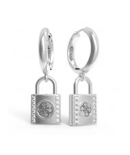 GUESS 4G PADLOCK HUGGIES Earrings SILVER - Earrings - 1