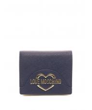 LOVE MOSCHINO Portafoglio saffiano piccolo  navy - Women&rsquo;s Wallets - 1