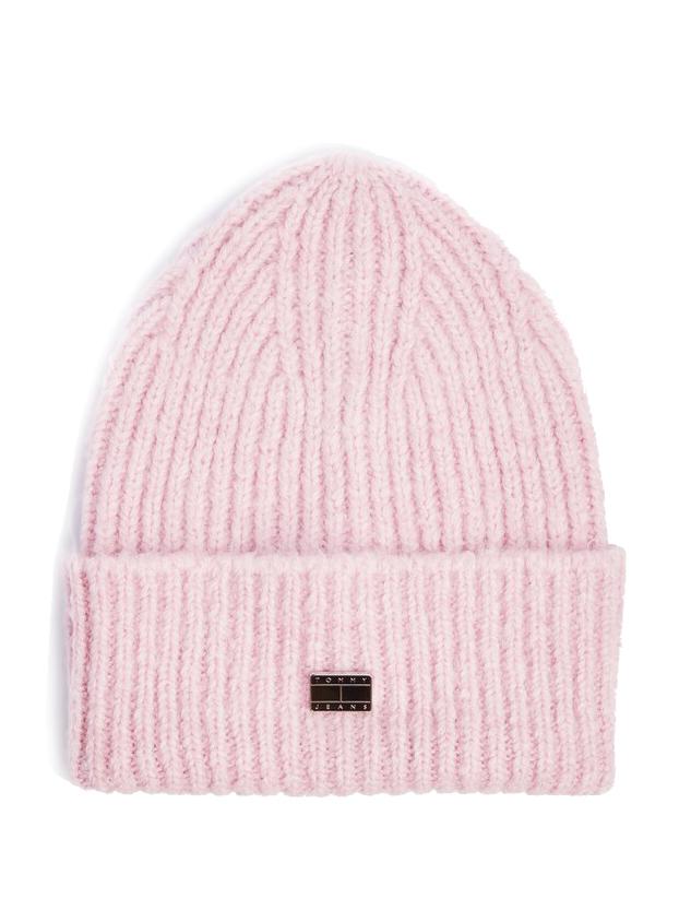 tommy hilfiger pink beanie