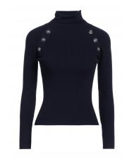 JOHN RICHMOND DESTINYS Turtleneck sweater with buttons - Women's Sweaters
