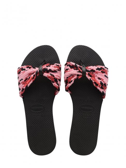 HAVAIANAS YOU ST TROPEZ Flip flop sandals BLACK - Women’s shoes