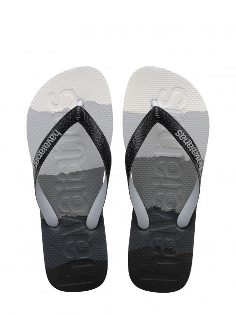 HAVAIANAS TOP LOGOMANIA Flip flops gradient black - Unisex shoes