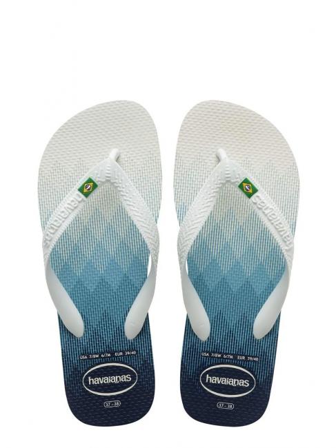HAVAIANAS BRASIL FRESH Rubber flip flops white/white - Unisex shoes