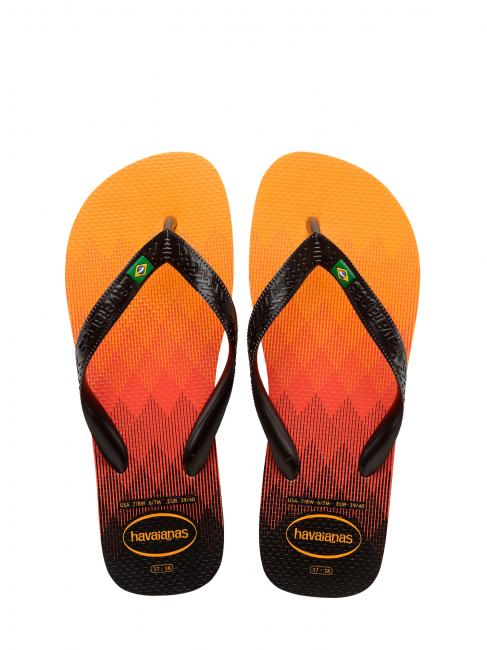 HAVAIANAS BRASIL FRESH Rubber flip flops orange citrus - Unisex shoes
