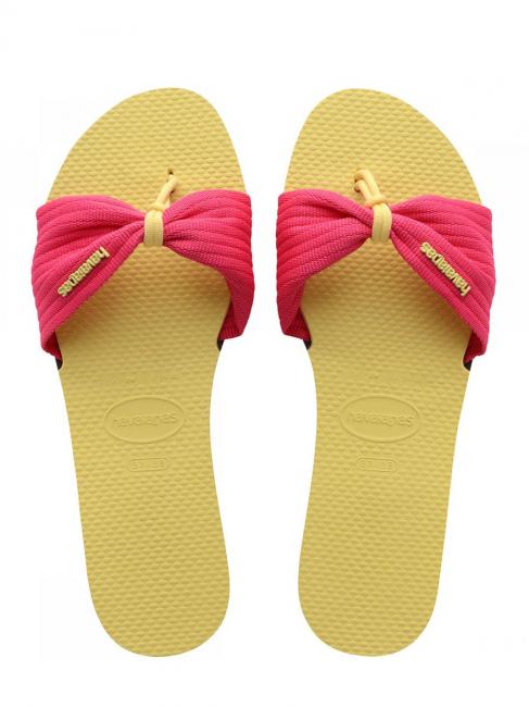 HAVAIANAS YOU ST TROPEZ Flip-flops LEMON / YELLOW - Women’s shoes