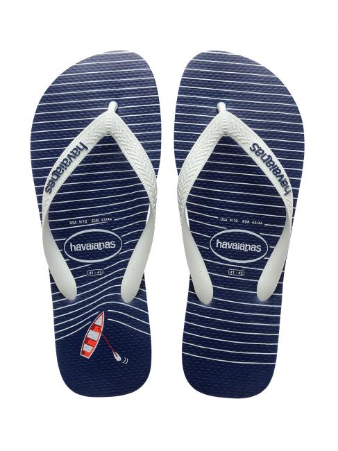 Havaianas Flip Flops Top Nautical Navy Blue White Navy Blue Buy
