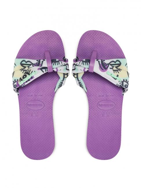 HAVAIANAS YOU SAINT TROPEZ CITY Sandals purple - Women’s shoes