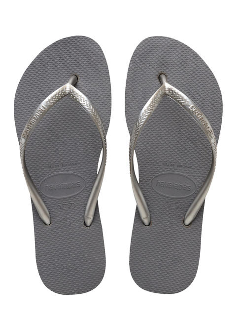 HAVAIANAS SLIM FLATFORM SLIM FLATFORM Women's flip-flops steel / gray - Women’s shoes