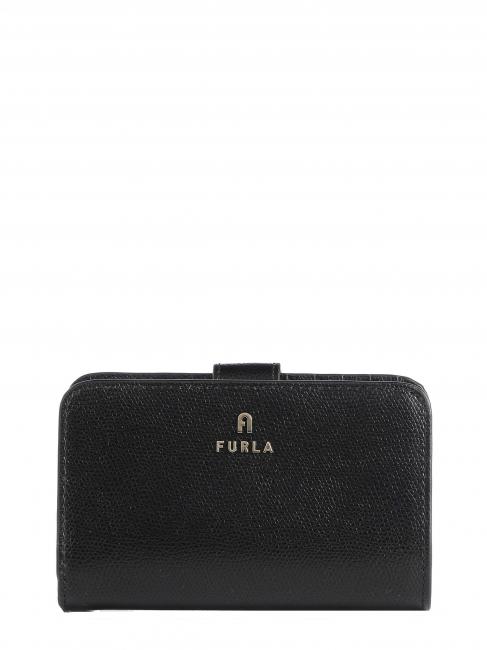 FURLA CAMELIA Women's leather wallet Black - Women’s Wallets