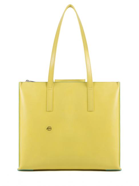 PIQUADRO BLUE SQUARE BLUE SQUARE Shoulder bag light yellow - Women’s Bags