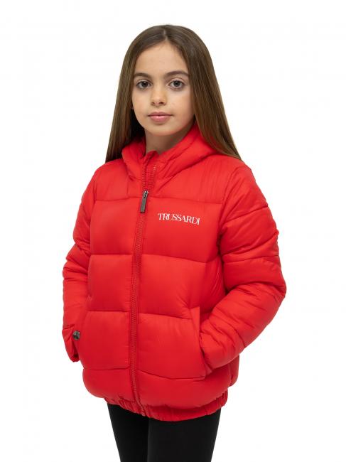 TRUSSARDI HIDETORA Short padded jacket red - Baby Jackets