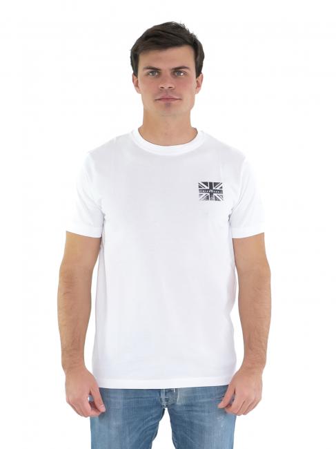JOHN RICHMOND RAQUOT Logo Flag T-Shirt white optical - T-shirt