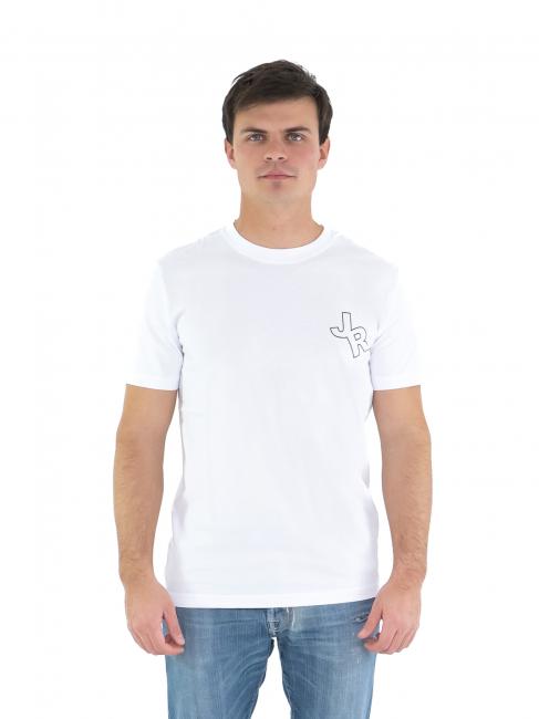 JOHN RICHMOND FOOLYT T-shirt with logo print on the back white optical - T-shirt