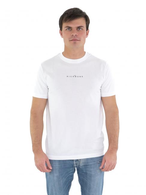 JOHN RICHMOND SKAYER Central logo T-shirt white optical - T-shirt