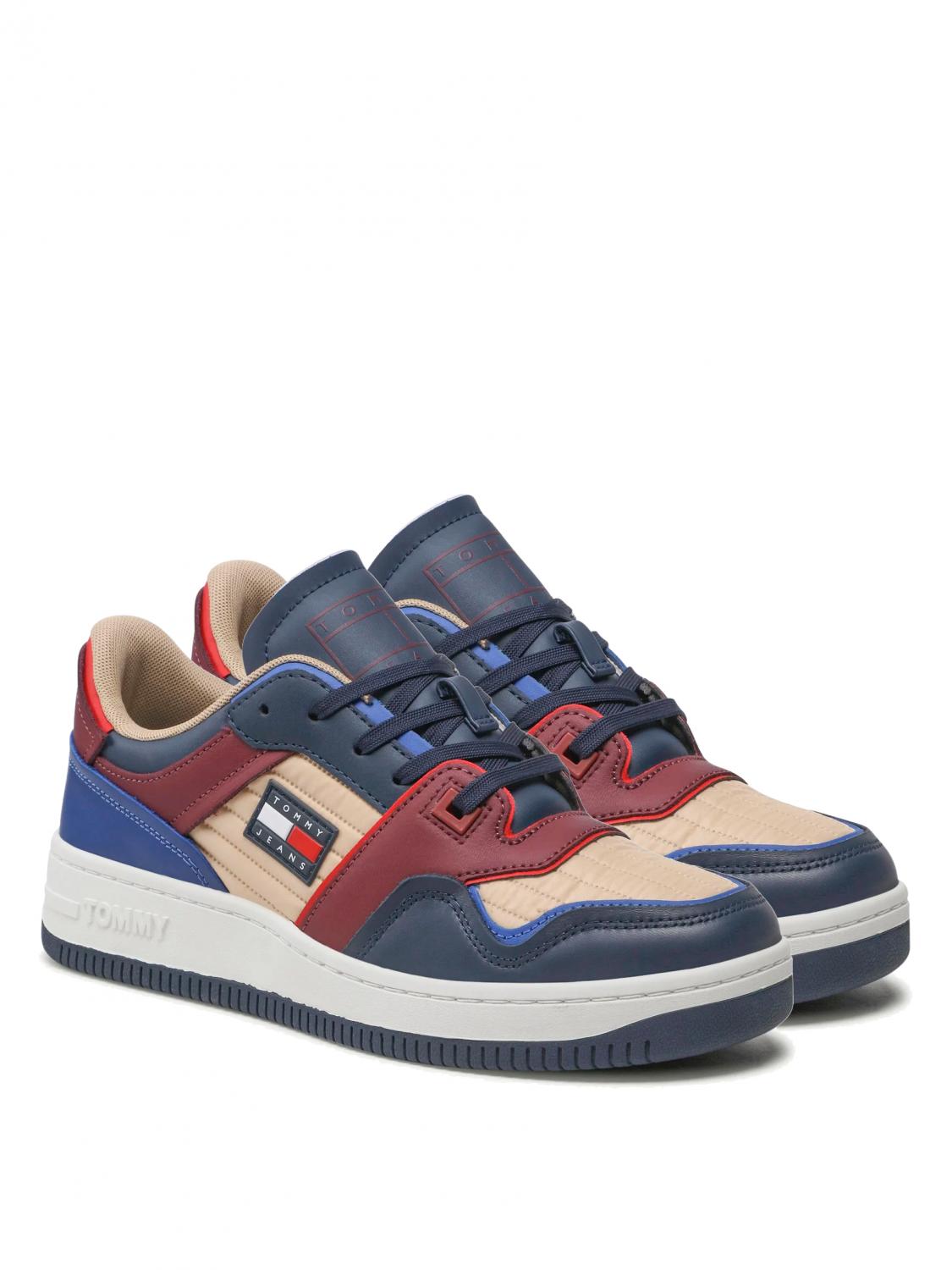 Tommy Jeans Basket Men's Sneakers Blue - Buy At Outlet