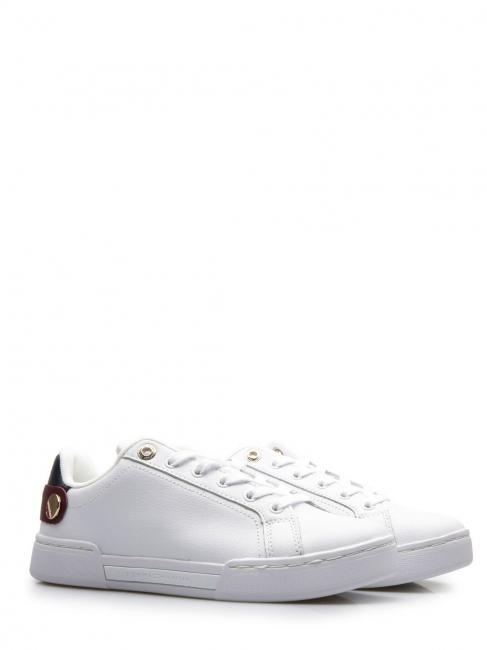 TOMMY HILFIGER Sneakers Basse Leather white - Women’s shoes