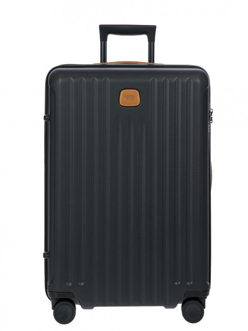 BRIC’S CAPRI Medium trolley with USB port Black - Rigid Trolley Cases