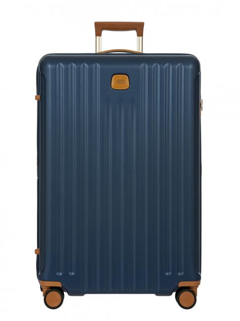 BRIC’S CAPRI Large trolley with USB port blue - Rigid Trolley Cases