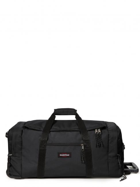 EASTPAK LEATHERFACE M + Medium Trolley Bag BLACK - Semi-rigid Trolley Cases