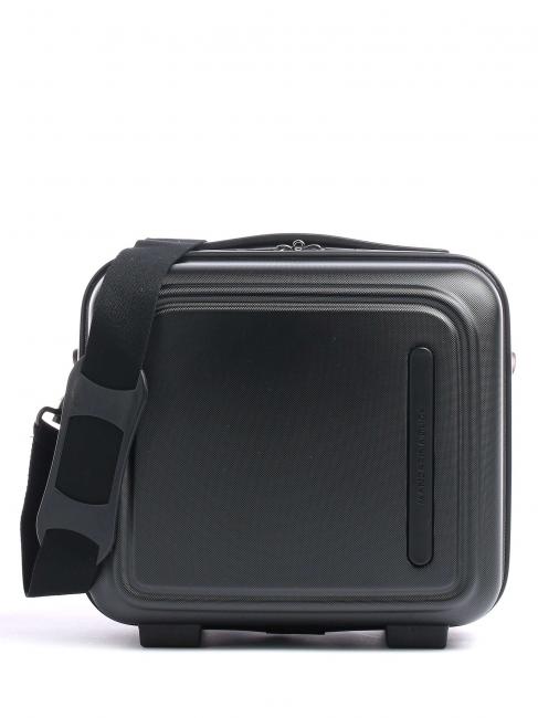 MANDARINA DUCK LOGODUCK + Rigid beauty case with shoulder strap BLACK - Beauty Case