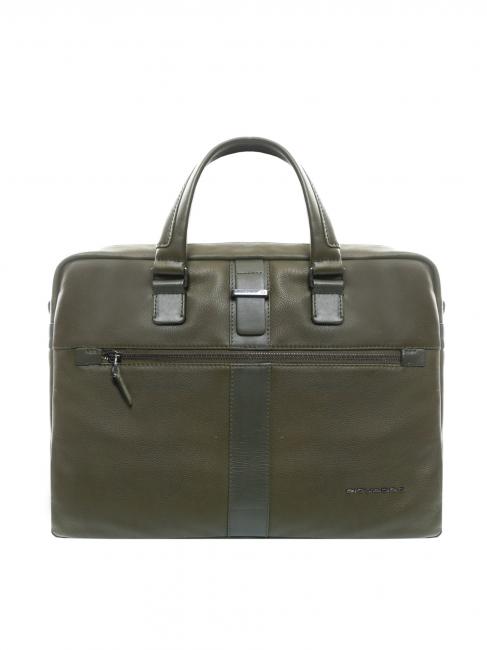 PIQUADRO BAE BAE Briefcase for PC 14 " GREEN - Work Briefcases