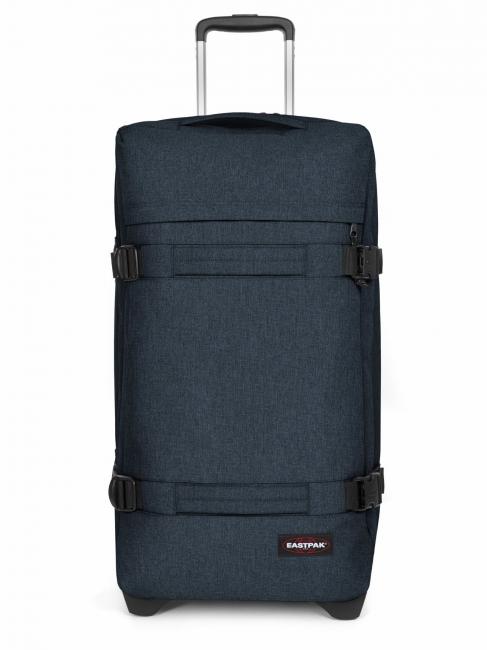 EASTPAK TRANSIT'R M Medium size trolley tripledenim - Semi-rigid Trolley Cases