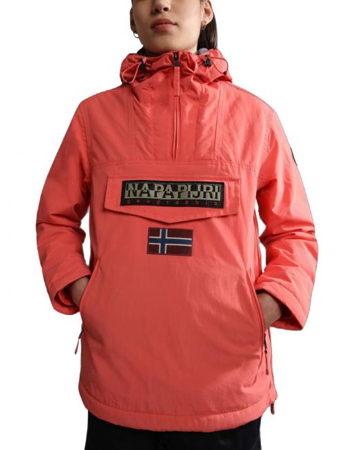 NAPAPIJRI RAINFOREST WINTER Windproof jacket with hood pink raspberry - Women's Jackets