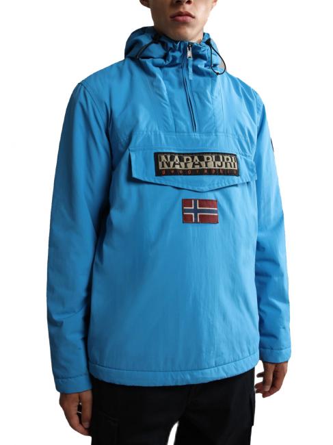 NAPAPIJRI RAINFOREST WINTER 3 Waterproof jacket with hood blue mediterranean - Men's Jackets