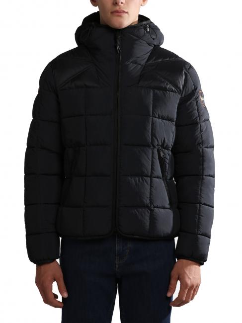 NAPAPIJRI ARIEL 1 Quilted jacket with hood black 041 - Men's down jackets