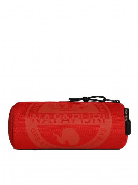 NAPAPIJRI HAPPY PC 4 Tubular case with cuff red poppies - Cases and Accessories