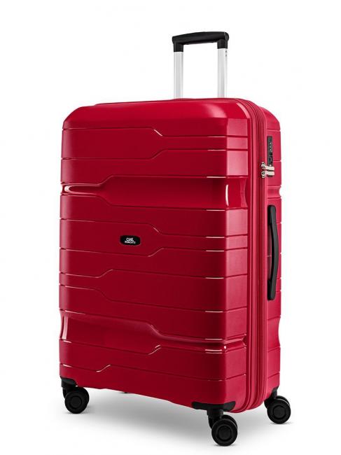 CIAK RONCATO DISCOVERY Large size trolley, expandable Red - Rigid Trolley Cases