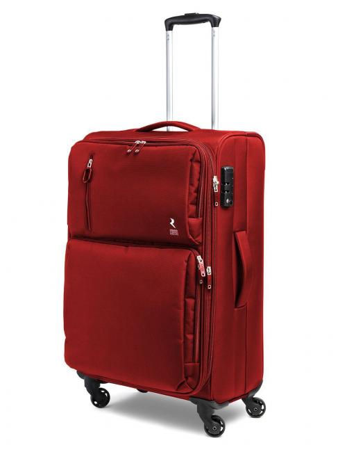 R RONCATO ECO-MOOD Medium size expandable trolley Red - Semi-rigid Trolley Cases