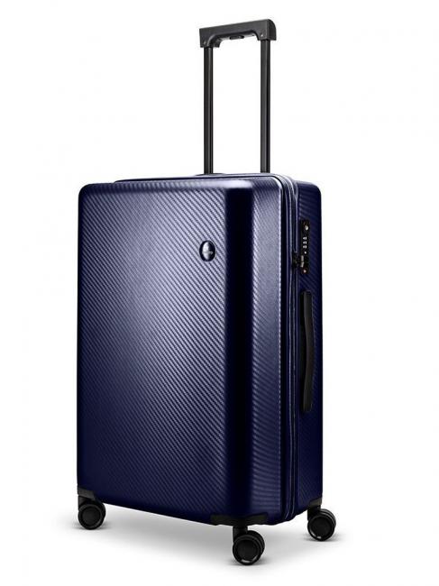 ESERCITO CHINOOK Medium size trolley night blue - Rigid Trolley Cases