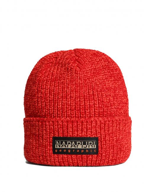 NAPAPIJRI KIDS F-METAL Turn-up cap red poppies - Baby Hat