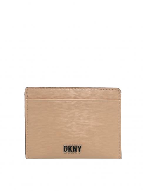 DKNY BRYANT Leather card holder rosewater - Women’s Wallets