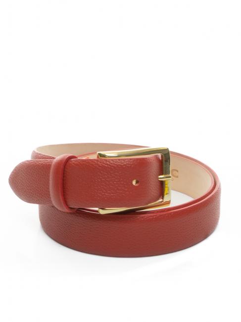 LESAC Cintura in pelle palmellata  tomato - Belts