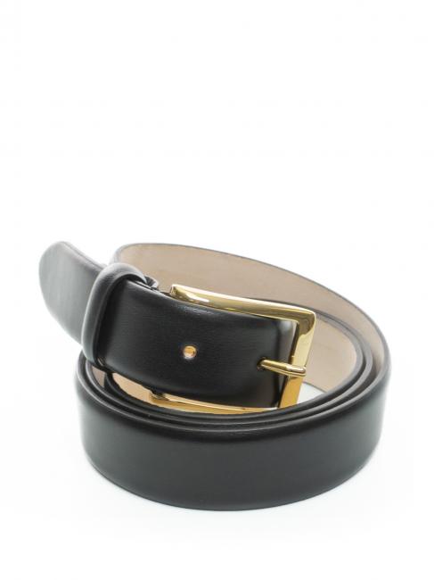 LESAC Cintura in pelle liscia  black - Belts