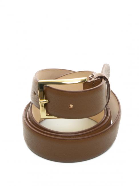 LESAC Cintura in pelle palmellata  Brown - Belts