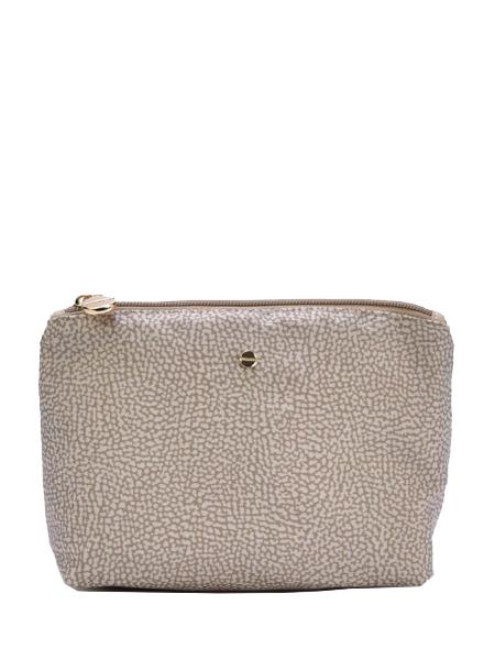 BORBONESE CLASSICA POUCH MEDIUM Beauty sand - Sachets & Travels Cases