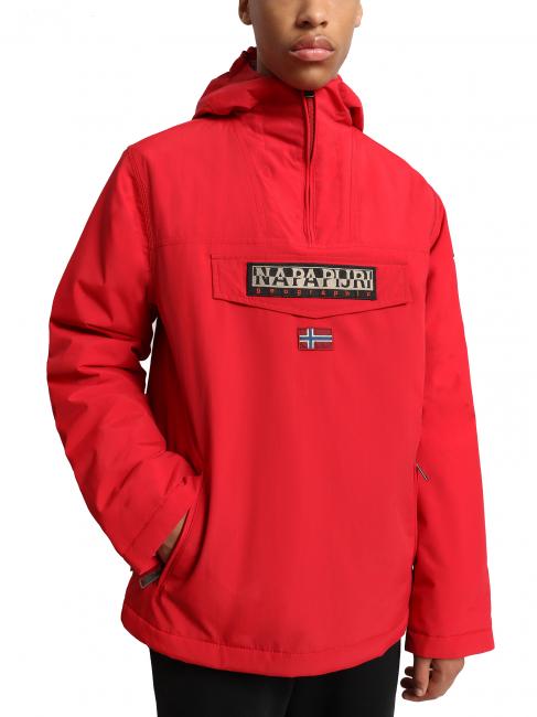 NAPAPIJRI KIDS RAINFOREST PKT 1 Jacket with hood red tango - Baby Jackets