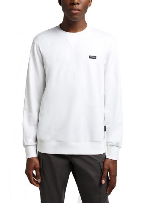 NAPAPIJRI B-RHEMES Cotton crewneck sweatshirt BLACK - Sweatshirts